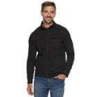 Men's Apt. 9&reg; 4-pocket Fleece Jacket, Size: Medium, Black
