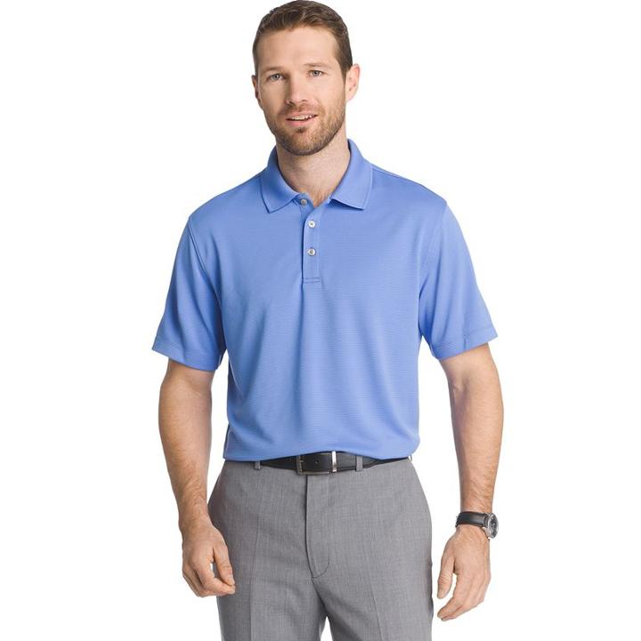 Big & Tall Van Heusen Traveler Air Classic-fit Performance Polo, Men's, Size: 4xb, Blue (navy)