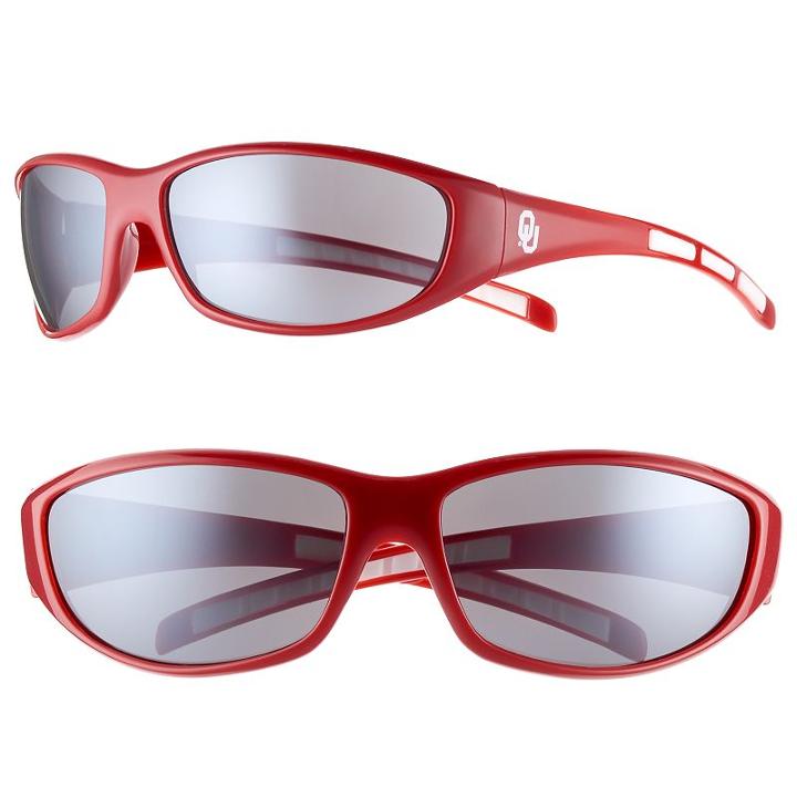 Adult Oklahoma Sooners Wrap Sunglasses, Multicolor