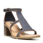 Dr. Scholl's Shine Women's Block Heel Sandals, Size: Medium (8), Blue