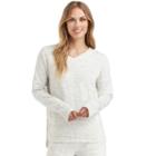 Women's Cuddl Duds Comfortwear Tunic Top, Size: Xlrg Av/rg, Beige Oth