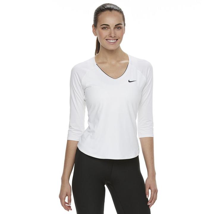 Women's Nike Court Pure Tennis Top, Size: Xs, White