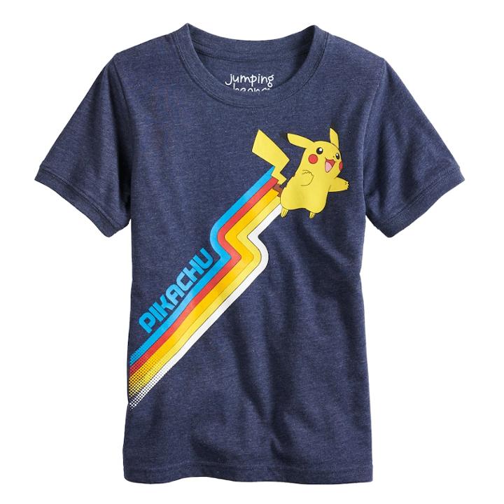 Boys 4-10 Jumping Beans&reg; Pikachu Retro Graphic Tee, Size: 7, Blue