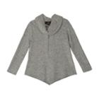 Girls 7-16 Iz Amy Byer Cowlneck Tunic With Necklace, Size: Xl, Light Grey