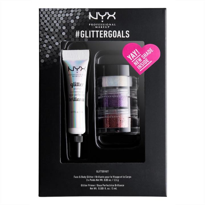 Nyx Professional Makeup #glittergoals Set - Shade 03, Multicolor