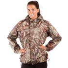 Women's Huntworth Camo Waterproof Microfiber Hunting Jacket, Size: Medium, Green