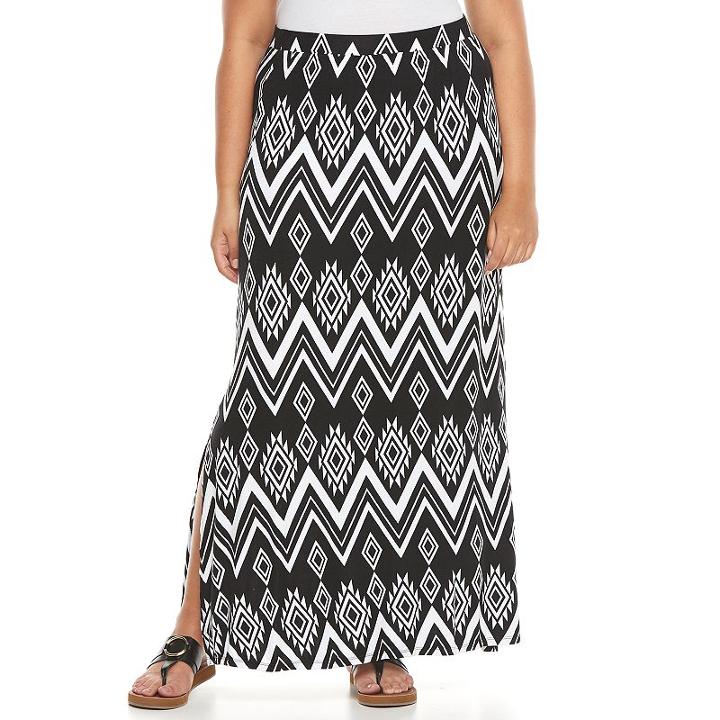Plus Size French Laundry Maxi Skirt, Women's, Size: 3xl, Oxford