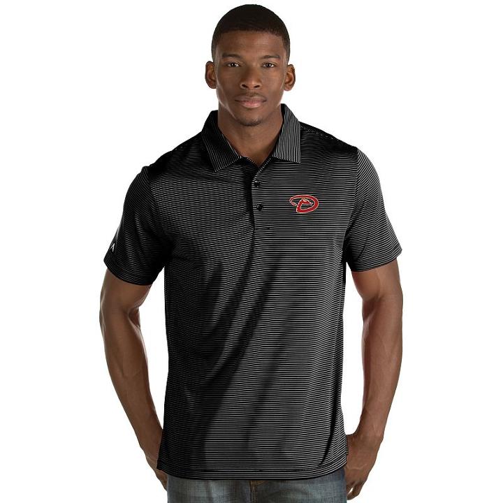 Men's Antigua Arizona Diamondbacks Quest Polo, Size: Small, Black