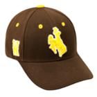 Adult Top Of The World Wyoming Cowboys Triple Threat Adjustable Cap, Men's, Med Brown