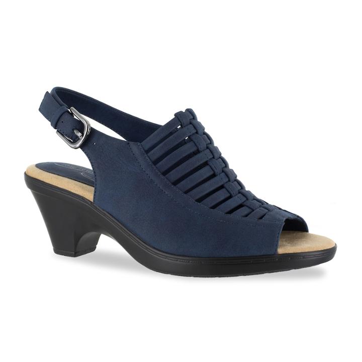 Easy Street Katerina Women's Slingback Mules, Size: Medium (6), Blue (navy)