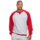 Big & Tall Champion Raglan Fleece Sweatshirt, Men's, Size: 5xb, Grey Other