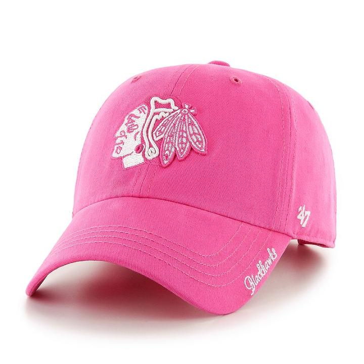 Women's '47 Brand Chicago Blackhawks Miata Clean Up Adjustable Cap, Multicolor