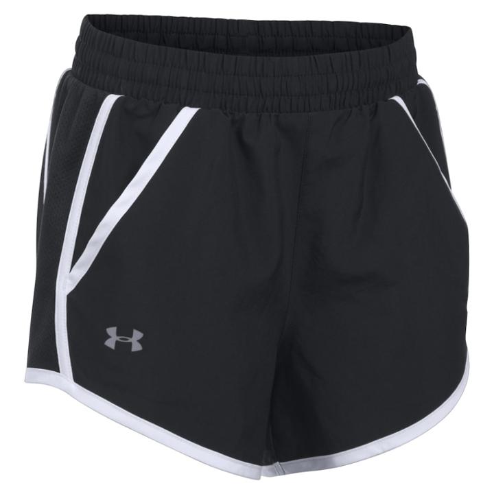 Girls 7-16 Under Armour Fly By Shorts, Size: Large, Black