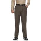 Men's Croft & Barrow&reg; Essential Classic-fit Pleated Dress Pants, Size: 30x32, Beig/green (beig/khaki)