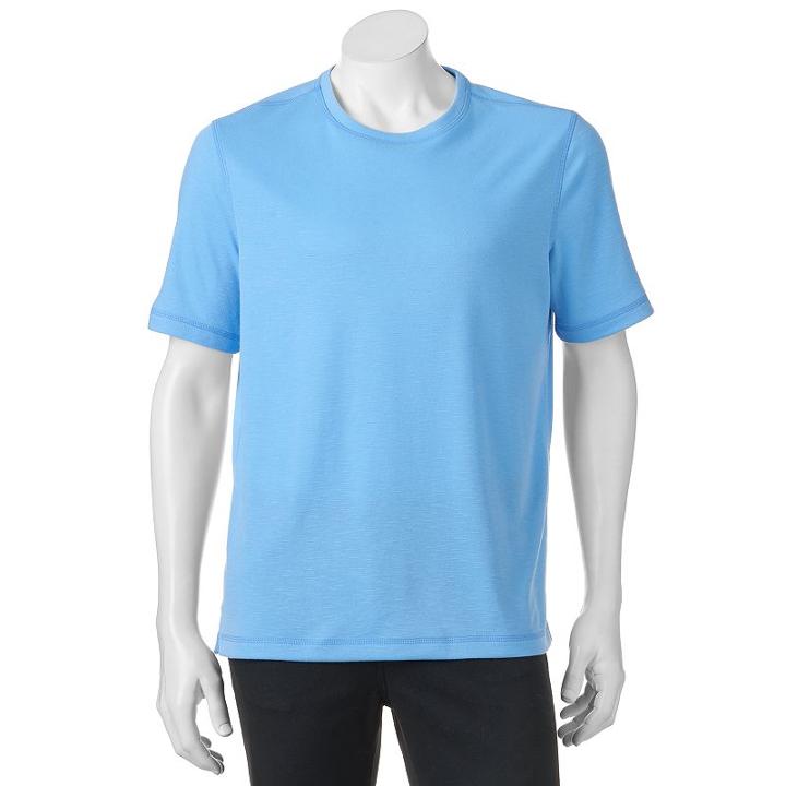 Men's Croft & Barrow&reg; Classic-fit Island Crewneck Tee, Size: Xl, Blue (navy)