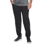 Big & Tall Tek Gear&reg; Regular-fit Ultrasoft Fleece Jogger Pants, Men's, Size: 3xl Tall, Black