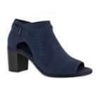 Easy Street Poppet Women's Ankle Boots, Size: 9 Wide, Blue (navy)