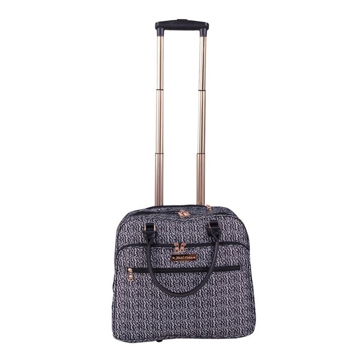 Jenni Chan Bryant 18-inch Wheeled Tote, Women's, Size: 18 Carryon, Black