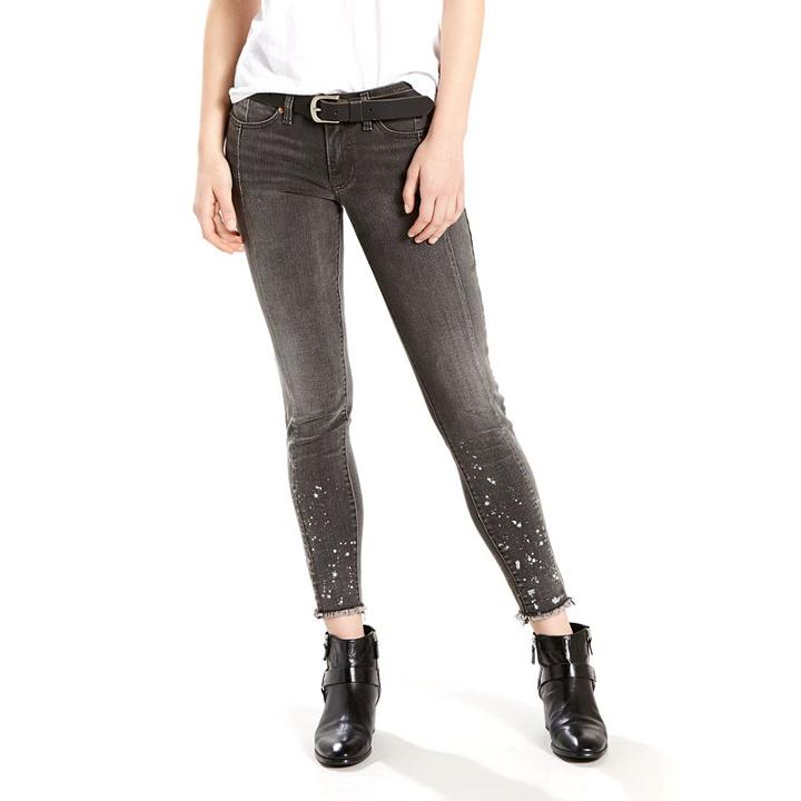 Women's Levi's&reg; Mended Skinny 711 Jeans, Size: 28(us 6)m, Dark Blue