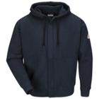 Men's Bulwark Fr Zip-front Hooded Sweatshirt, Size: Small, Blue