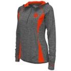 Women's Campus Heritage Clemson Tigers Money Quarter-zip Top, Size: Small, Med Grey