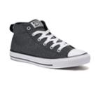 Men's Converse Chuck Taylor All Star Street Mid Sneakers, Size: 10, Grey