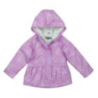 Girls 4-6x Oshkosh B'gosh&reg; Peplum Midweight Fleece-lined Jacket, Size: 5-6, Purple