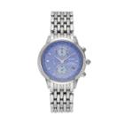 Citizen Eco-drive Women's World A-t Diamond Stainless Steel Chronograph Watch - Fc5000-51l, Grey