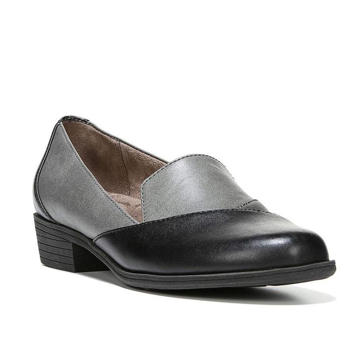 Naturalsoul By Naturalizer Vovo Women's Heeled Loafers, Size: Medium (7.5), Grey