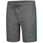 Men's Colosseum Marshall Thundering Herd Sledge Ii Terry Shorts, Size: Xxl, Silver