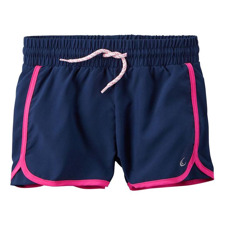 Baby Girl Carter's Solid Active Shorts, Size: 6x, Blue