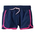 Baby Girl Carter's Solid Active Shorts, Size: 6x, Blue