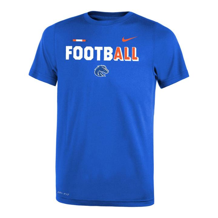 Boys 8-20 Nike Boise State Broncos Legend Football Tee, Size: M 10-12, Blue