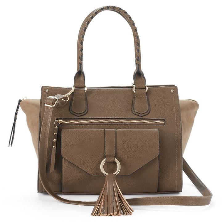 Sonoma Goods For Life&trade; Ruby Wing Tassel Satchel, Women's, Green Oth