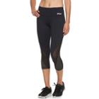 Women's Fila Sport&reg; Reflective Yoga Leggings, Size: Xs, Med Grey
