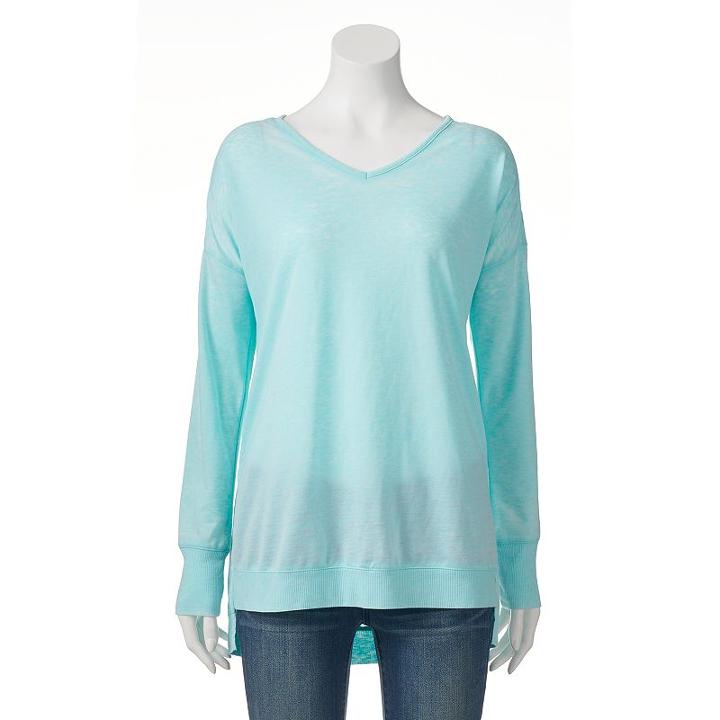 Women's French Laundry Drop Shoulder Top, Size: Small, Lt Green