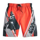 Boys 4-7 Star Wars Darth Vader Swim Trunks, Size: 6, Red