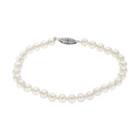 Pearlustre By Imperial 6-6.5 Mm Freshwater Cultured Pearl Bracelet - 7.5 In, Women's, Size: 7.5, White