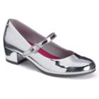 Sonoma Goods For Life&trade; Girls' Glossy Mary Jane Shoes, Girl's, Size: 4, Silver