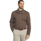 Big & Tall Arrow Classic-fit Herringbone Mockneck Fleece Sweater, Men's, Size: Xxl Tall, Med Brown