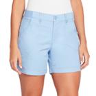 Women's Gloria Vanderbilt Cathy Cargo Shorts, Size: 6, Blue