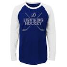 Boys 4-18 Tampa Bay Lightning Hockey Sticks Tee, Size: 12-14, Dark Blue