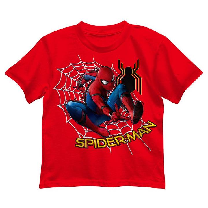 Boys 4-7 Marvel Spider-man Web Graphic Tee, Size: 4, Brt Red