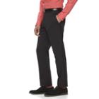Men's Wd. Ny Slim-fit Tuxedo Flat-front Pants, Size: 31x32, Black