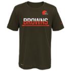 Boys 8-20 Nike Cleveland Browns Practice Dri-fit Tee, Boy's, Size: L(14/16), Brown