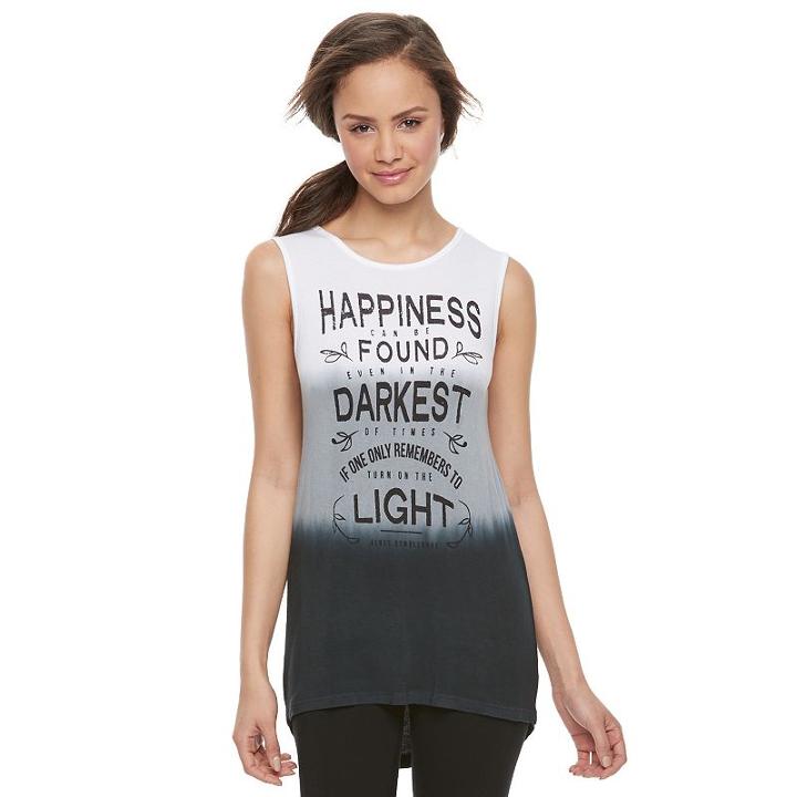 Juniors' Harry Potter Albus Dumbledore Quote Graphic Tee, Girl's, Size: Xs, Grey (charcoal)