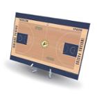 Indiana Pacers Replica Basketball Court Display, Size: Novelty, Black