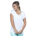 Women's Pl Movement By Pink Lotus Cross-back Yoga Top, Size: Large, White