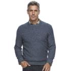 Men's Croft & Barrow&reg; Classic-fit Stretch Crewneck Sweater, Size: Xl, Dark Blue