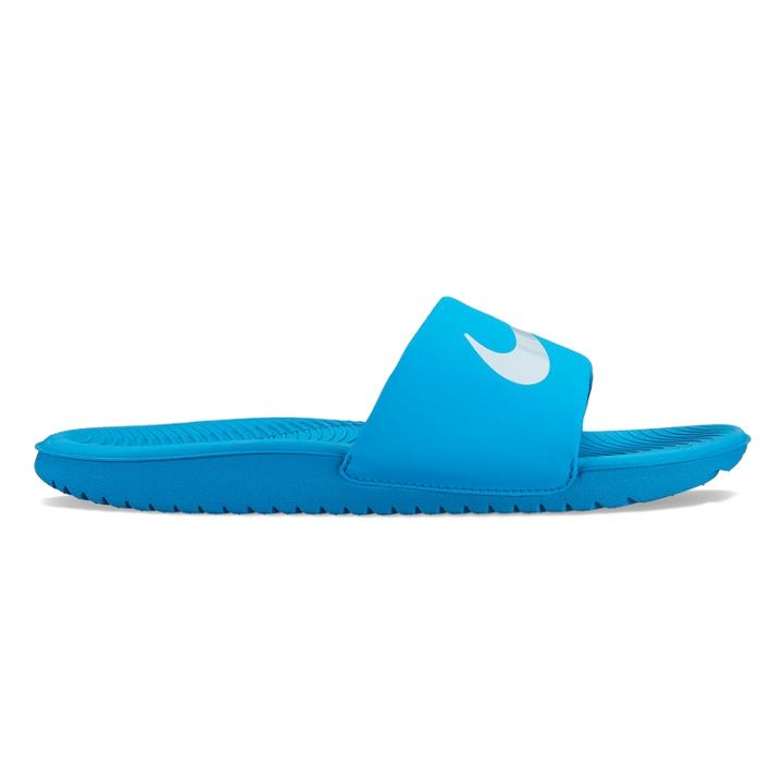 Nike Kawa Girls' Slide Sandals, Size: 5, Dark Blue